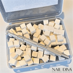 Sponge Block Kit, Pick Up Tool + 100 refills, Nail Diva